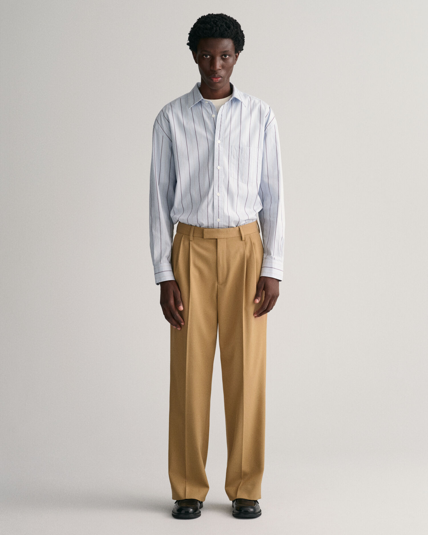 Wide Leg Pleated Pants