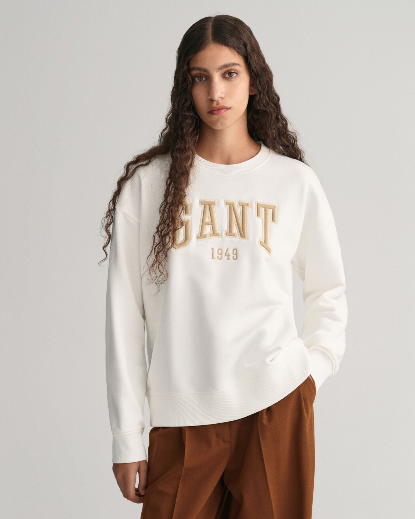 GANT TEXTURE CREW NECK - Ransoms