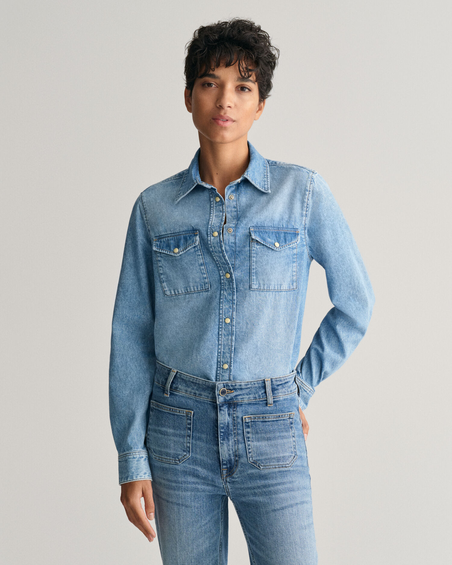 Women's Heritage Washed Denim Shirt | L.L.Bean for Business
