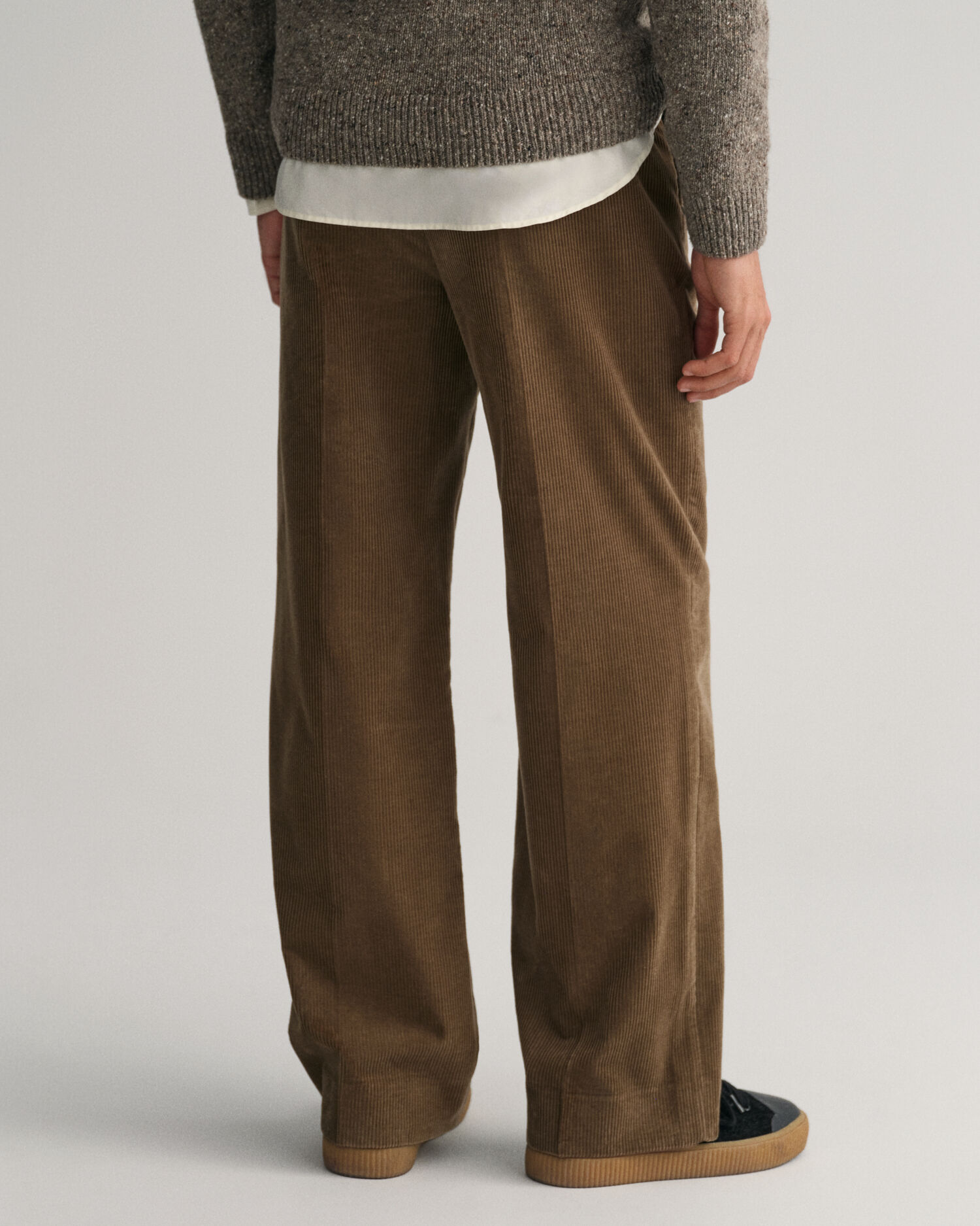 Tobacco suit trousers in pure wool pinstripe Vitale Barberis Canonico |  GutteridgeUS | Men's Special Prices