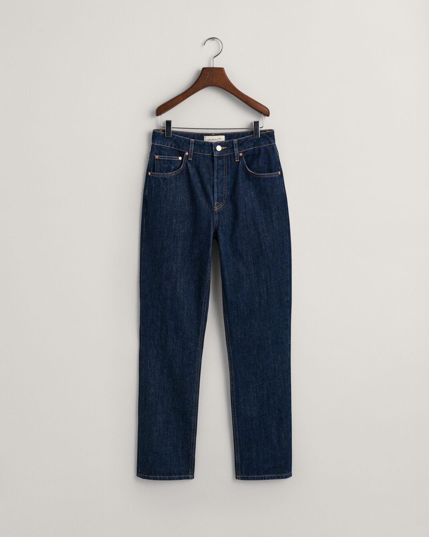 Straight sale rigid jeans