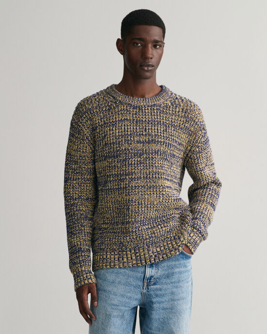 Soft Wool Ombré Crew Neck Sweater - GANT