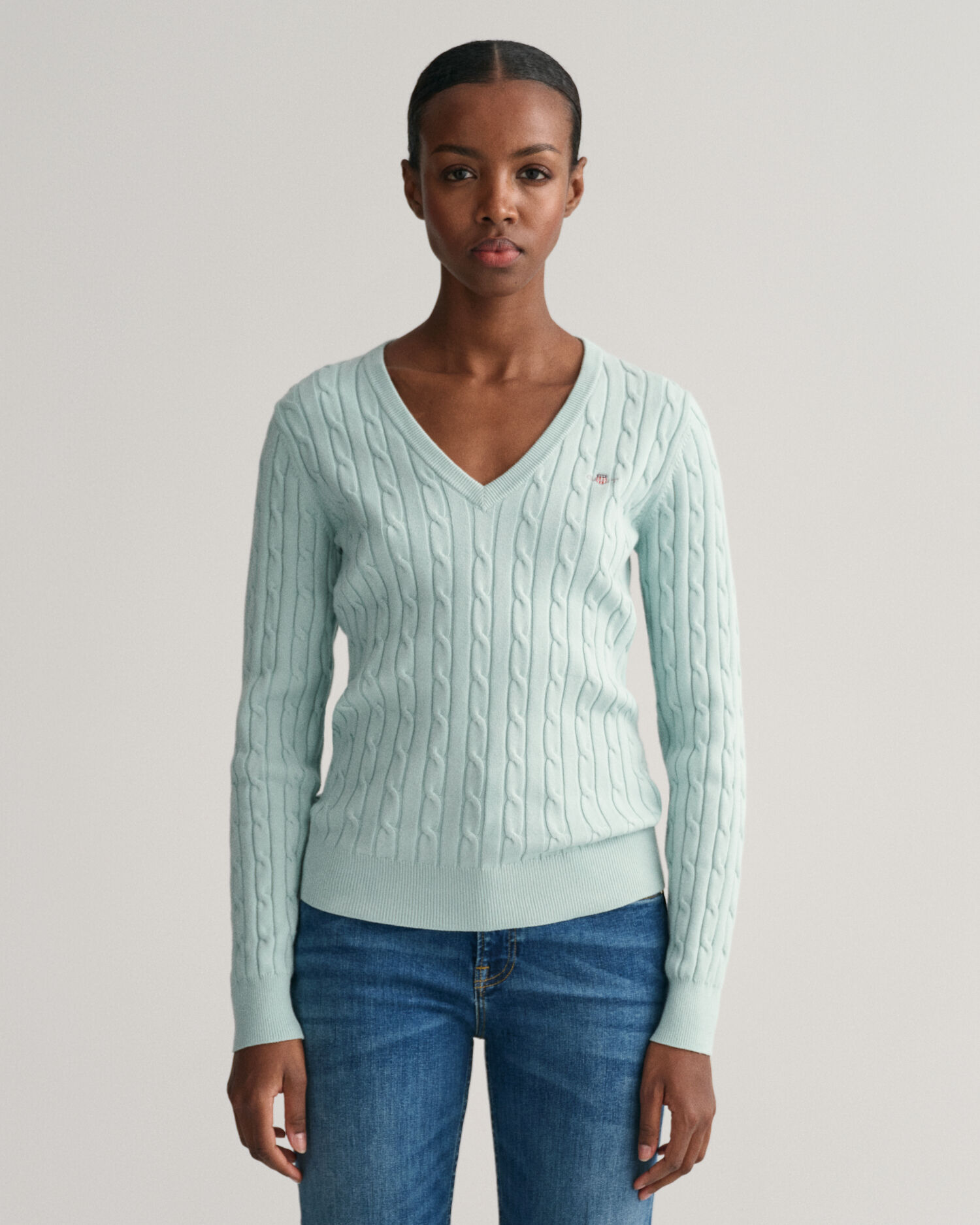 Classic v sale neck sweater women's