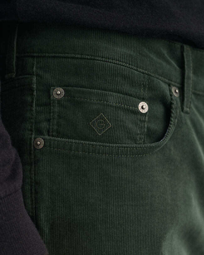 Men's Dark Green denim jeans