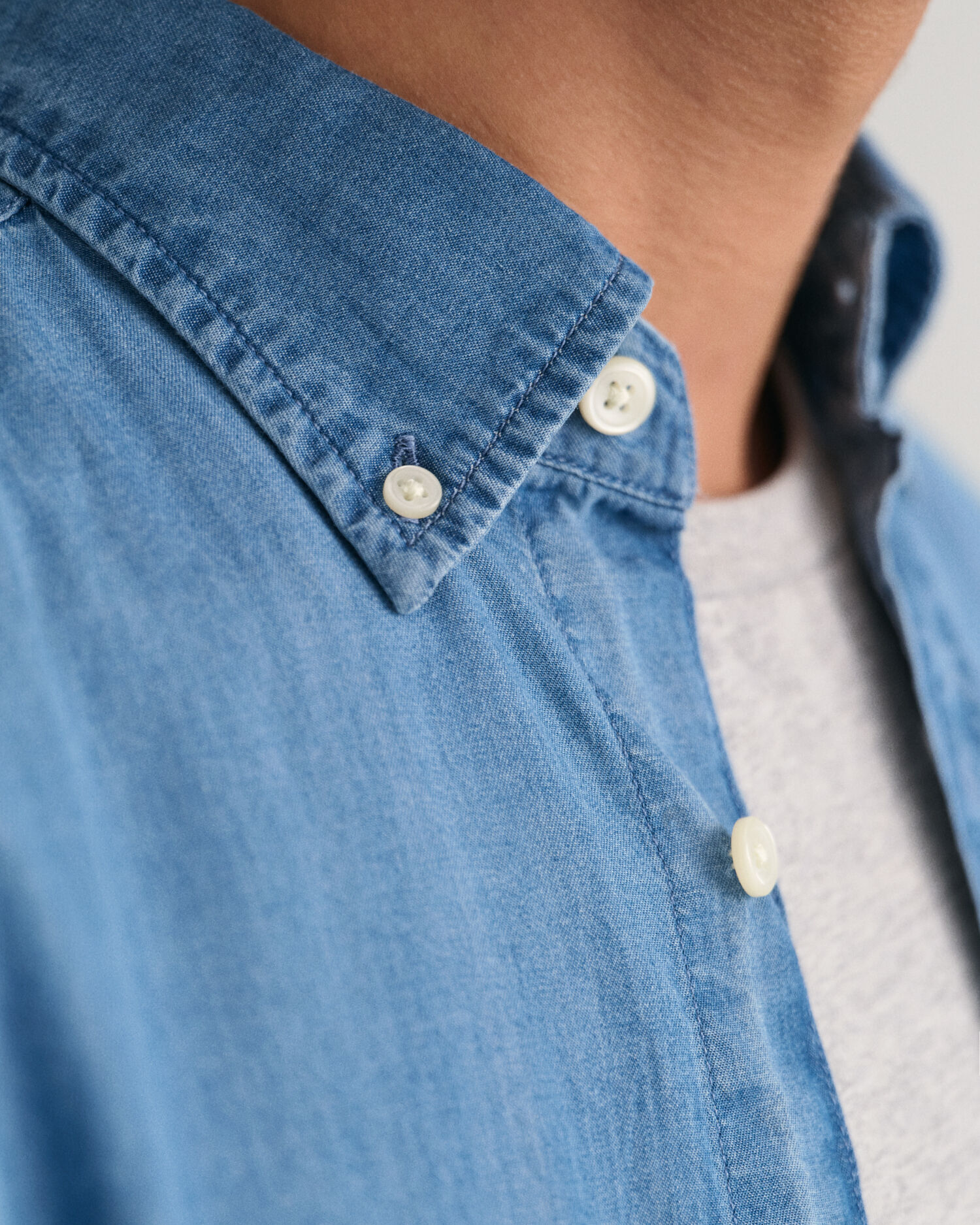 Regular Fit Indigo Shirt - GANT