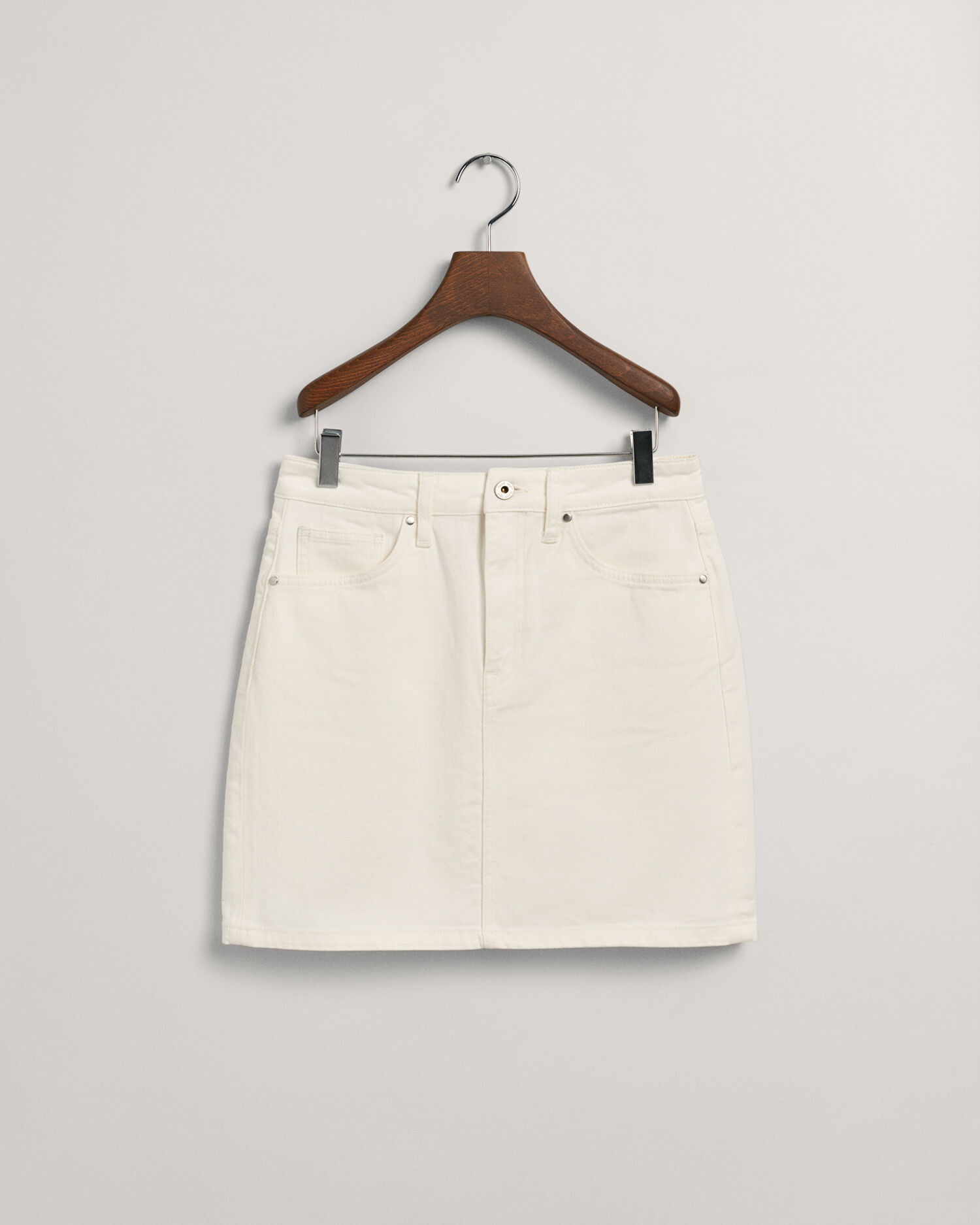 Womens JW Anderson white Denim Crystal-Embellished Mini Skirt | Harrods UK