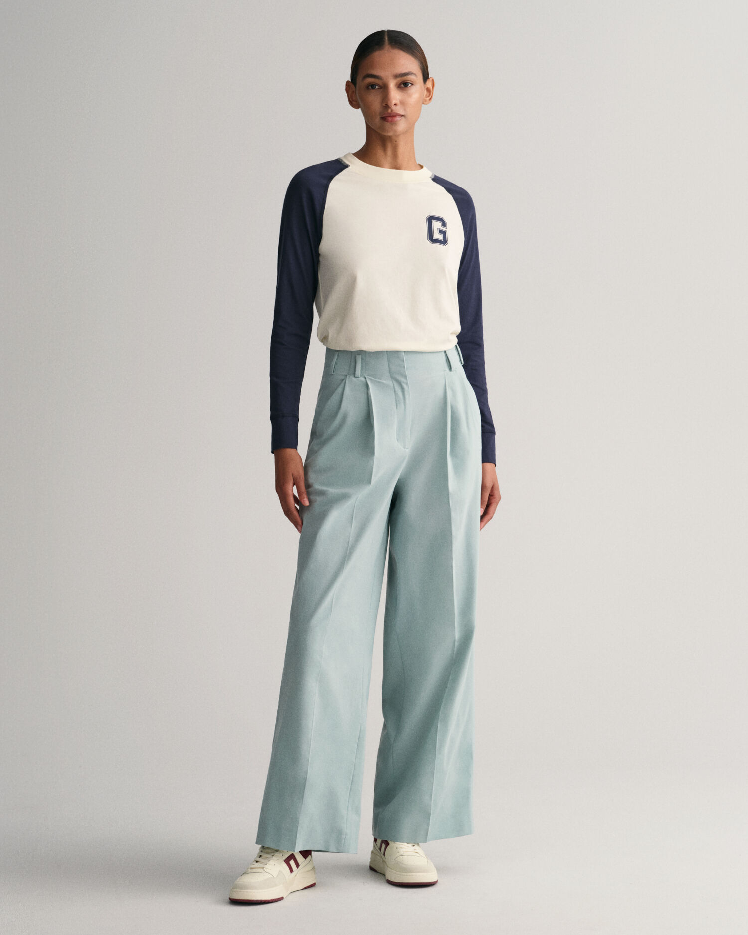 High waisted sale pleated pants womens