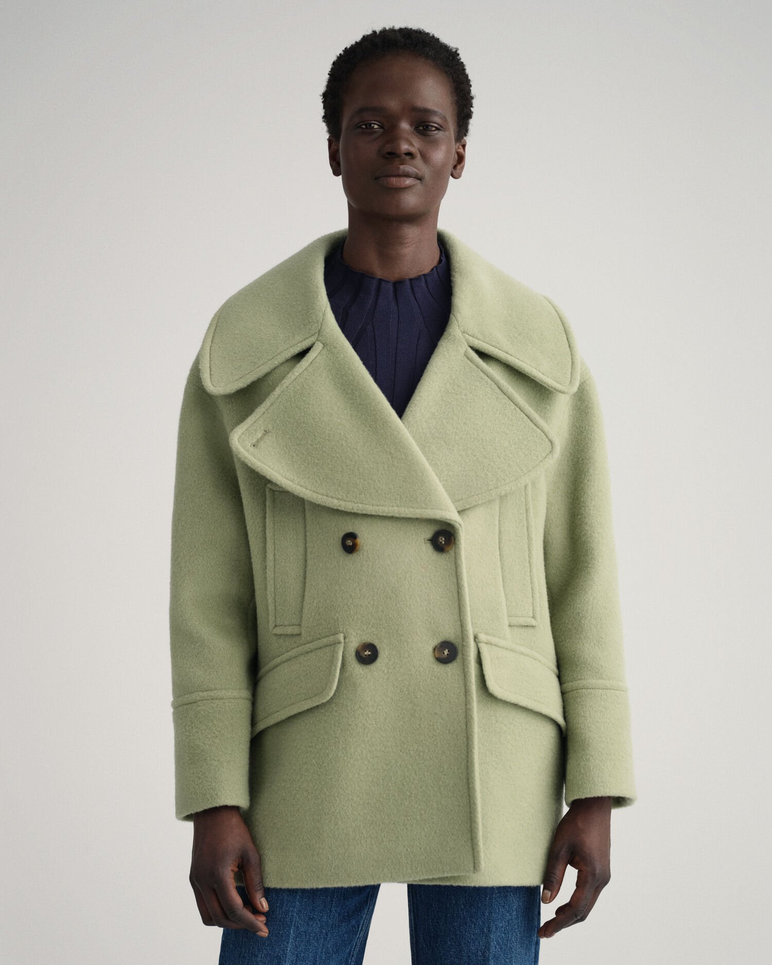 Acne discount studios peacoat