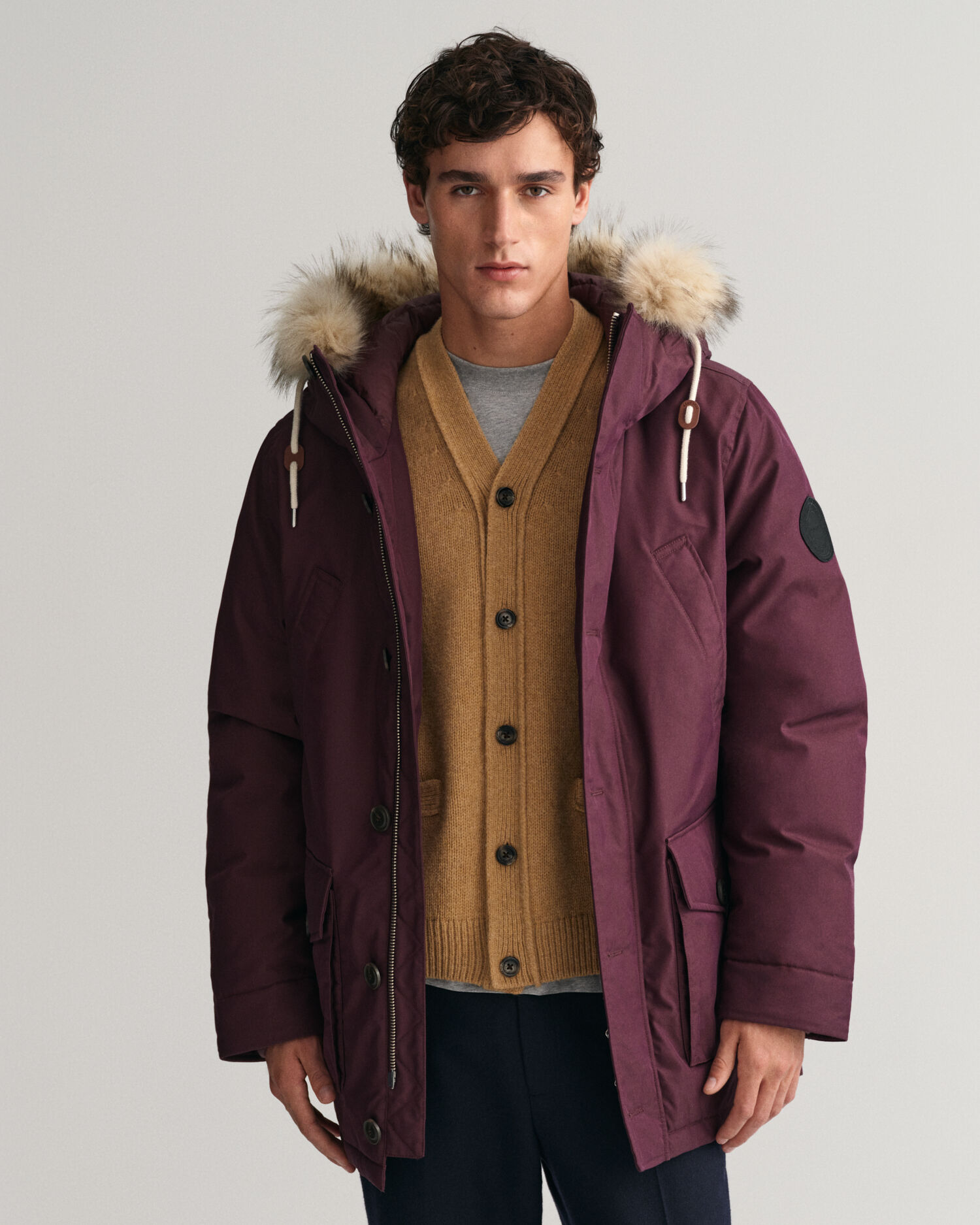 Mens winter sale parka coats uk