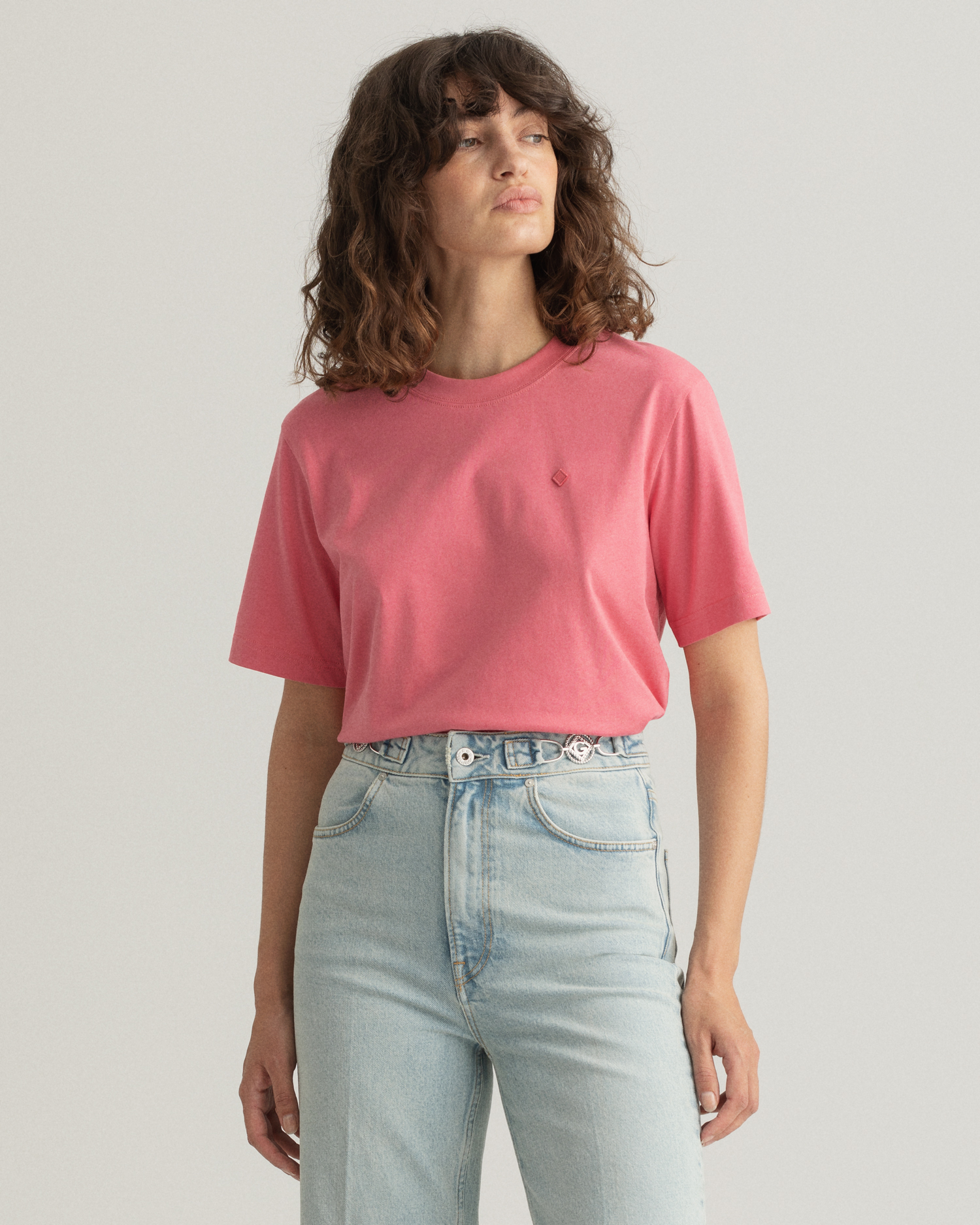 

GANT Women Icon G Essential T-Shirt (XS) Pink