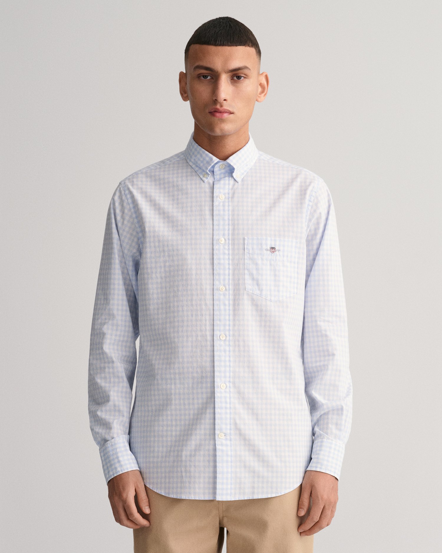 Regular Fit Gingham Poplin Shirt - GANT