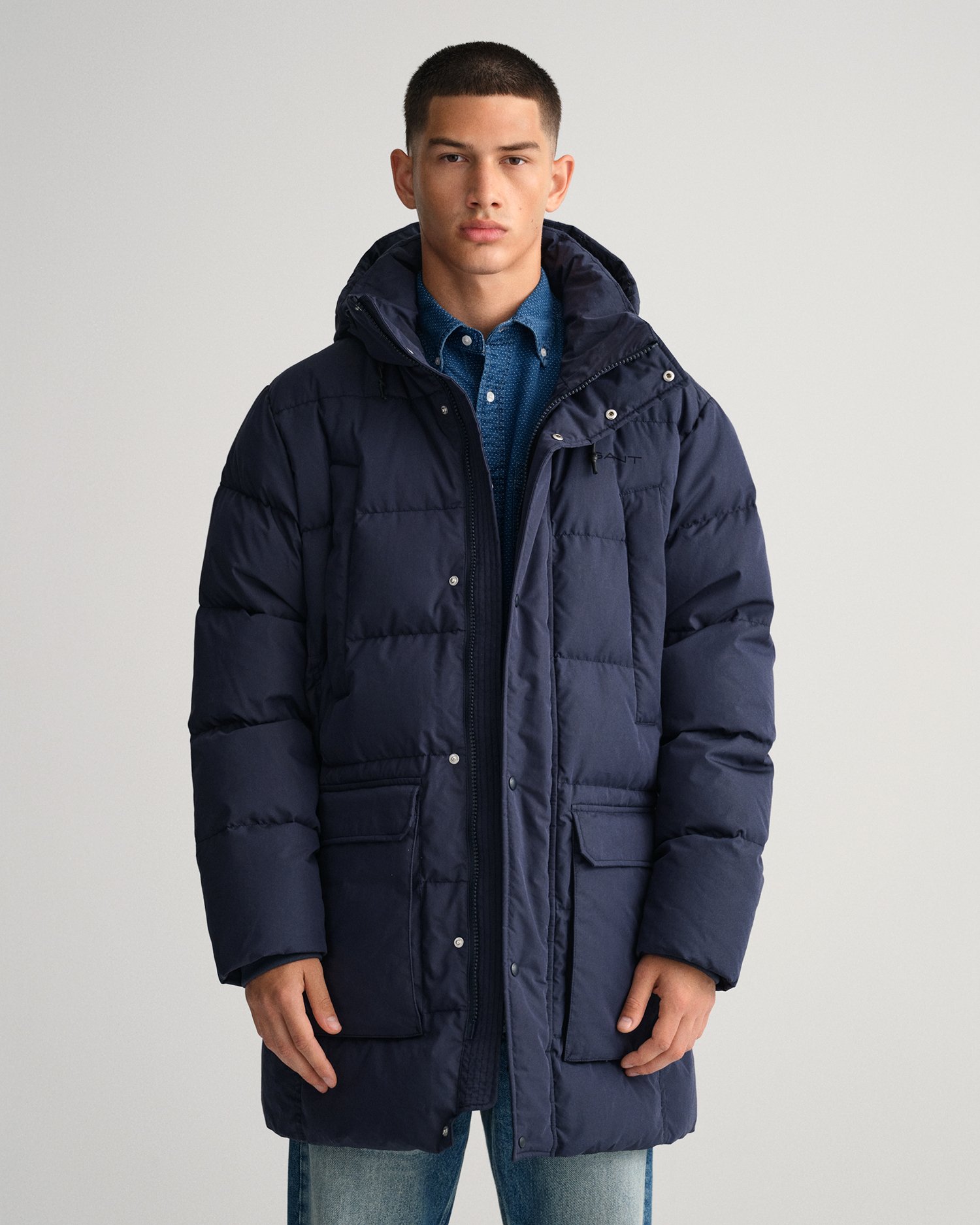 gant long down coat