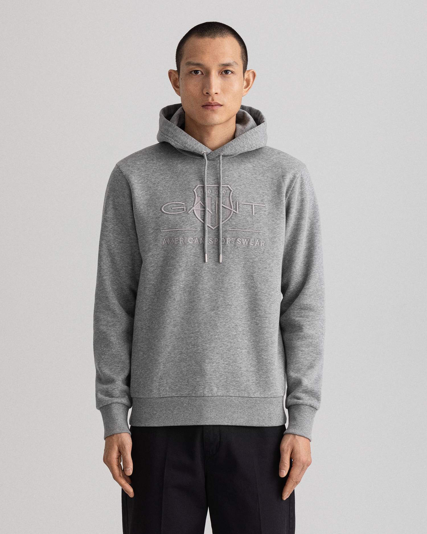 Archive Logo Fleece Drawstring Hoodie