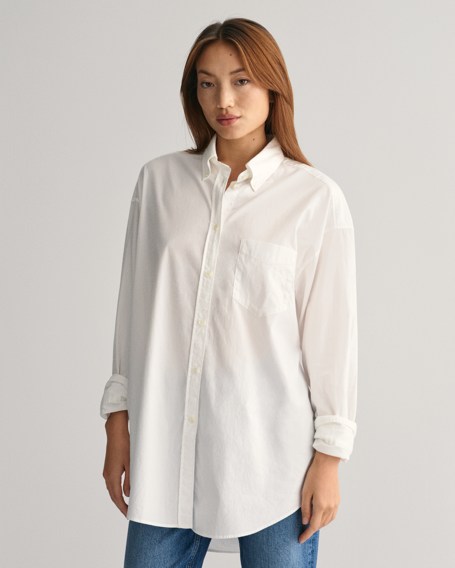 Oversized Fit Luxury Oxford Shirt - GANT