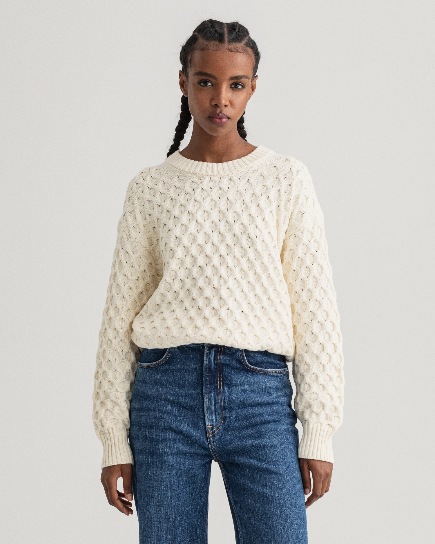 Gant cream outlet jumper