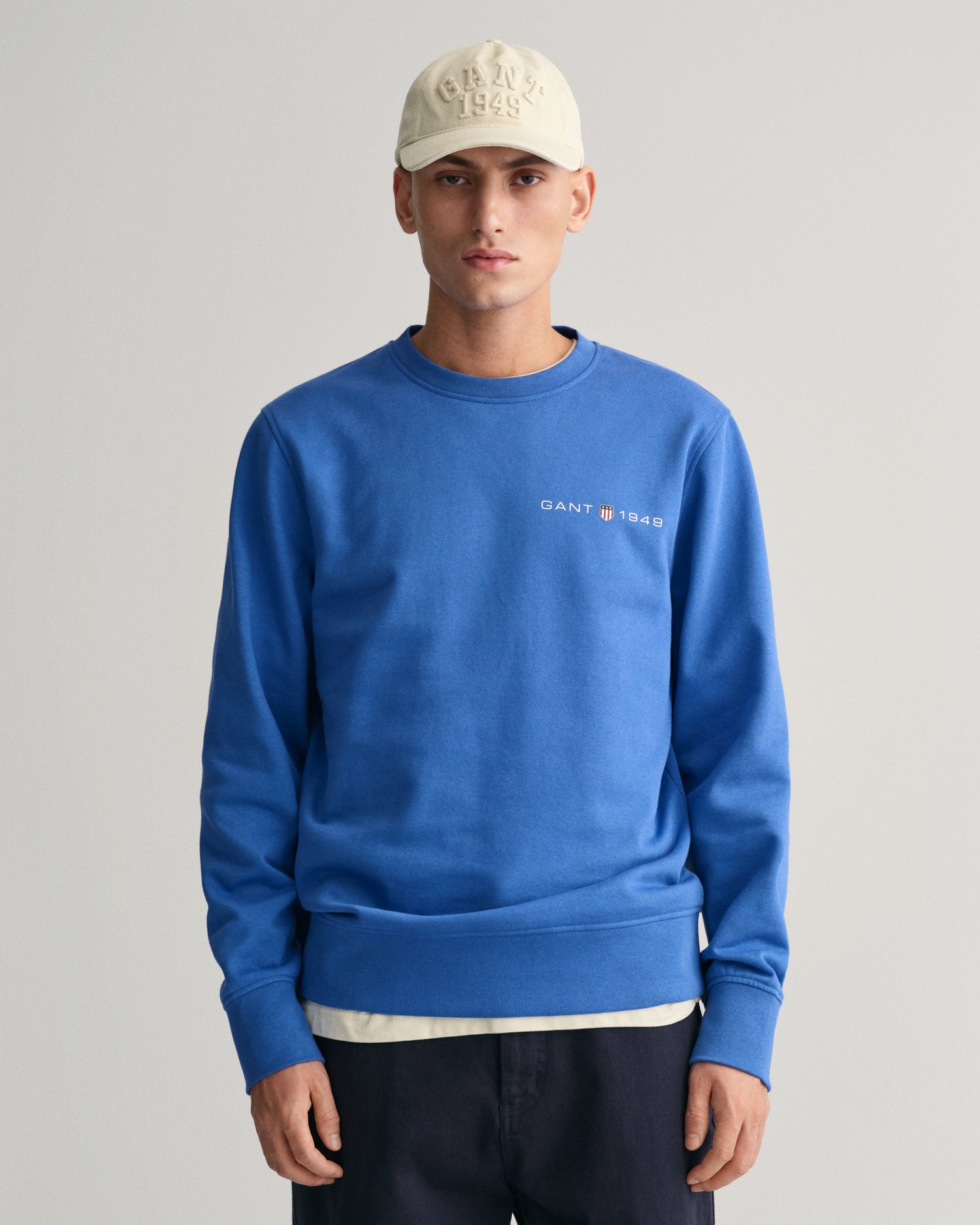 Printed Graphic Crew Neck Sweatshirt - GANT