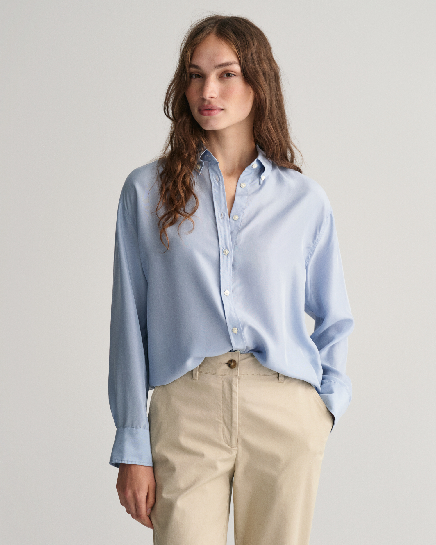 Relaxed Fit Silk Shirt - GANT