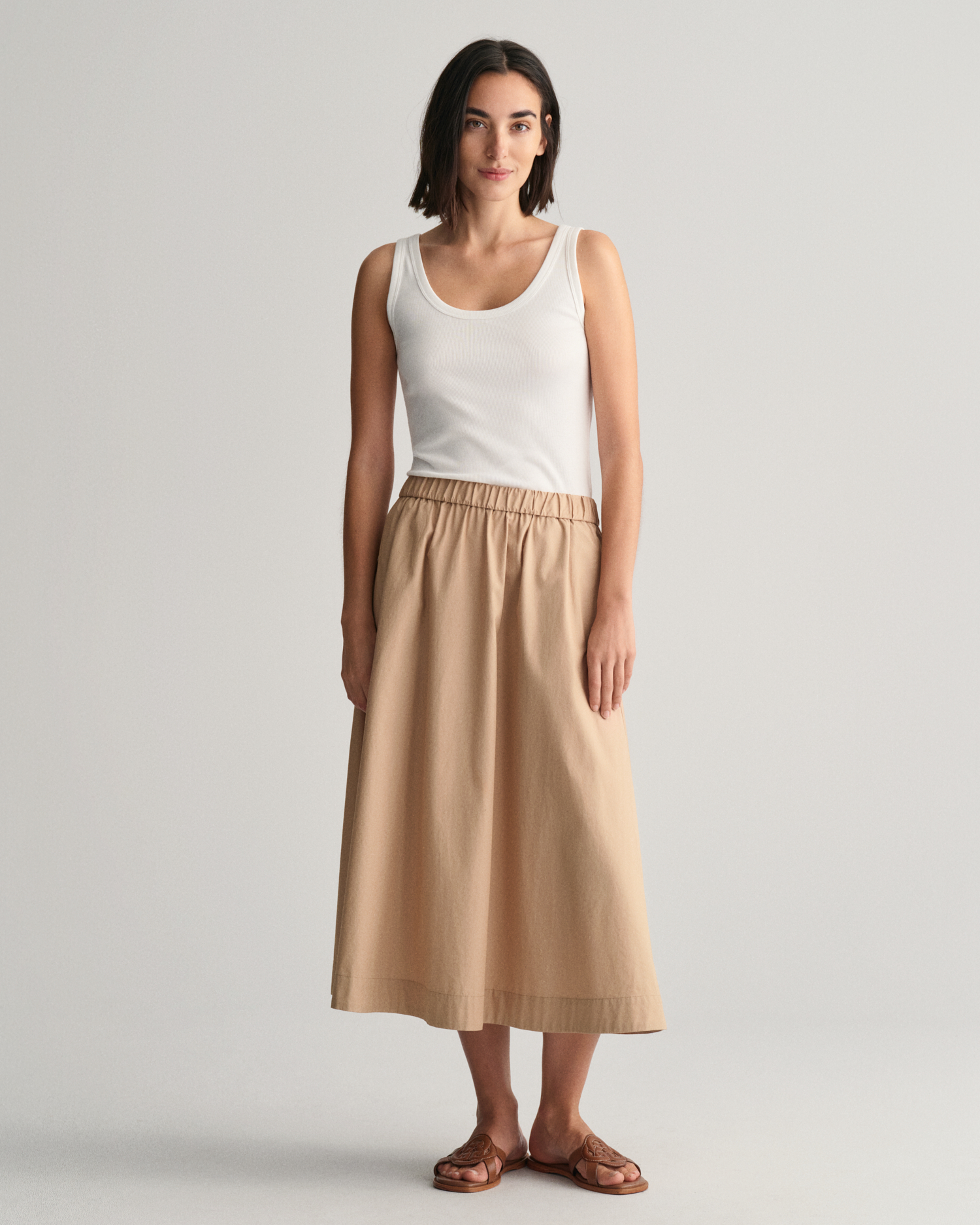 Flared Chino Skirt From Japan (COSMO) - スカート