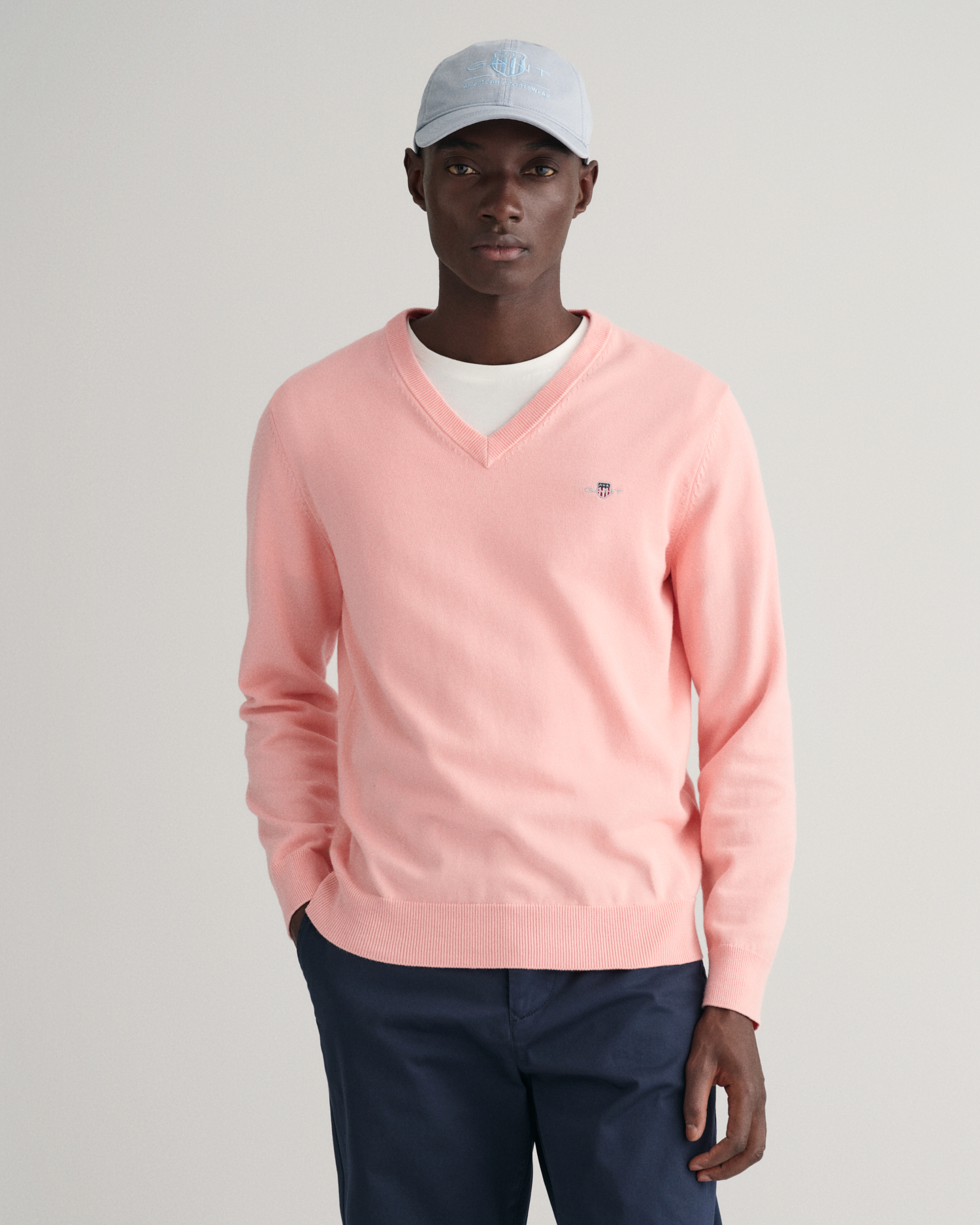 Classic Cotton V-Neck Sweater - GANT