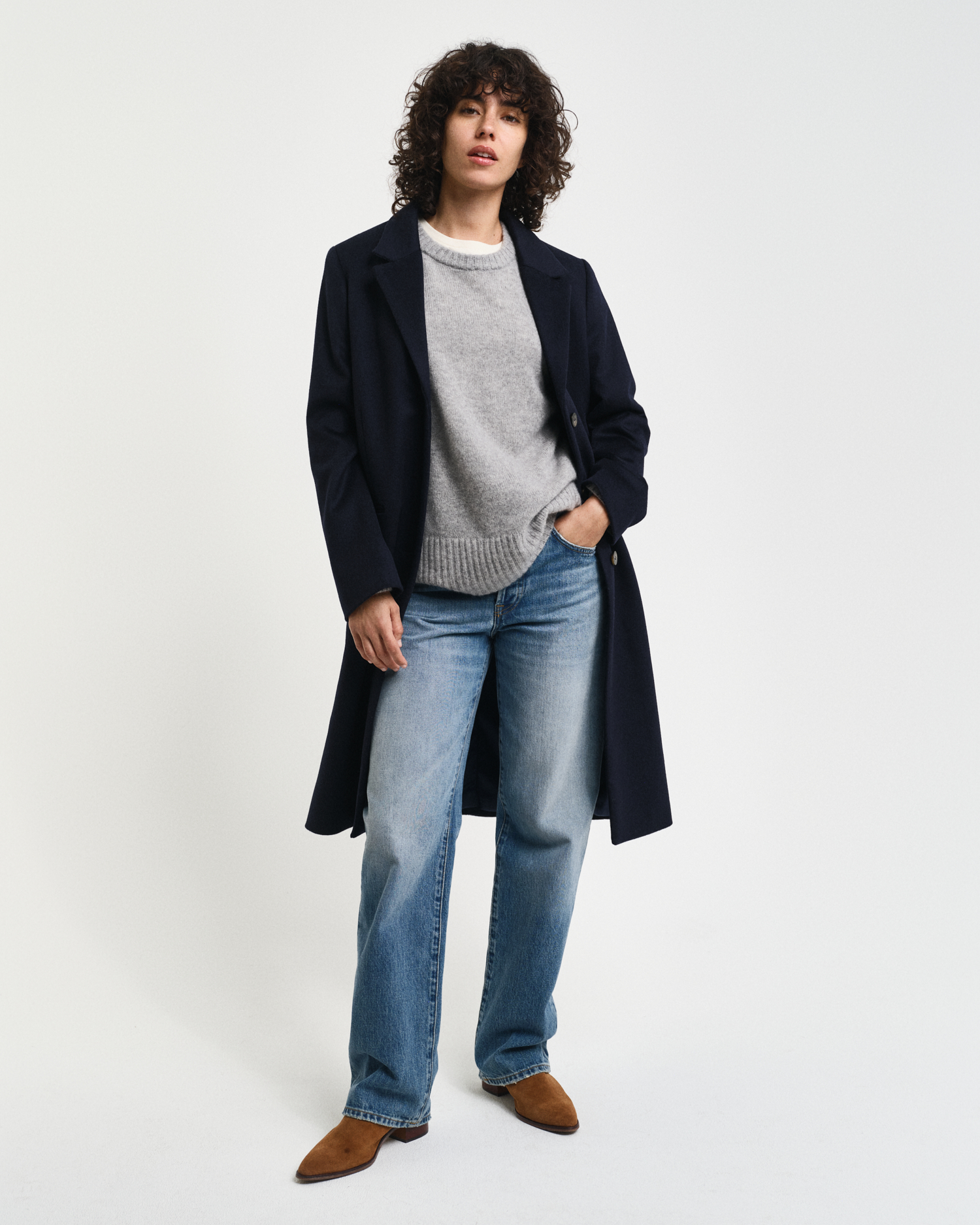 Classic Tailored Fit Wool Coat - GANT