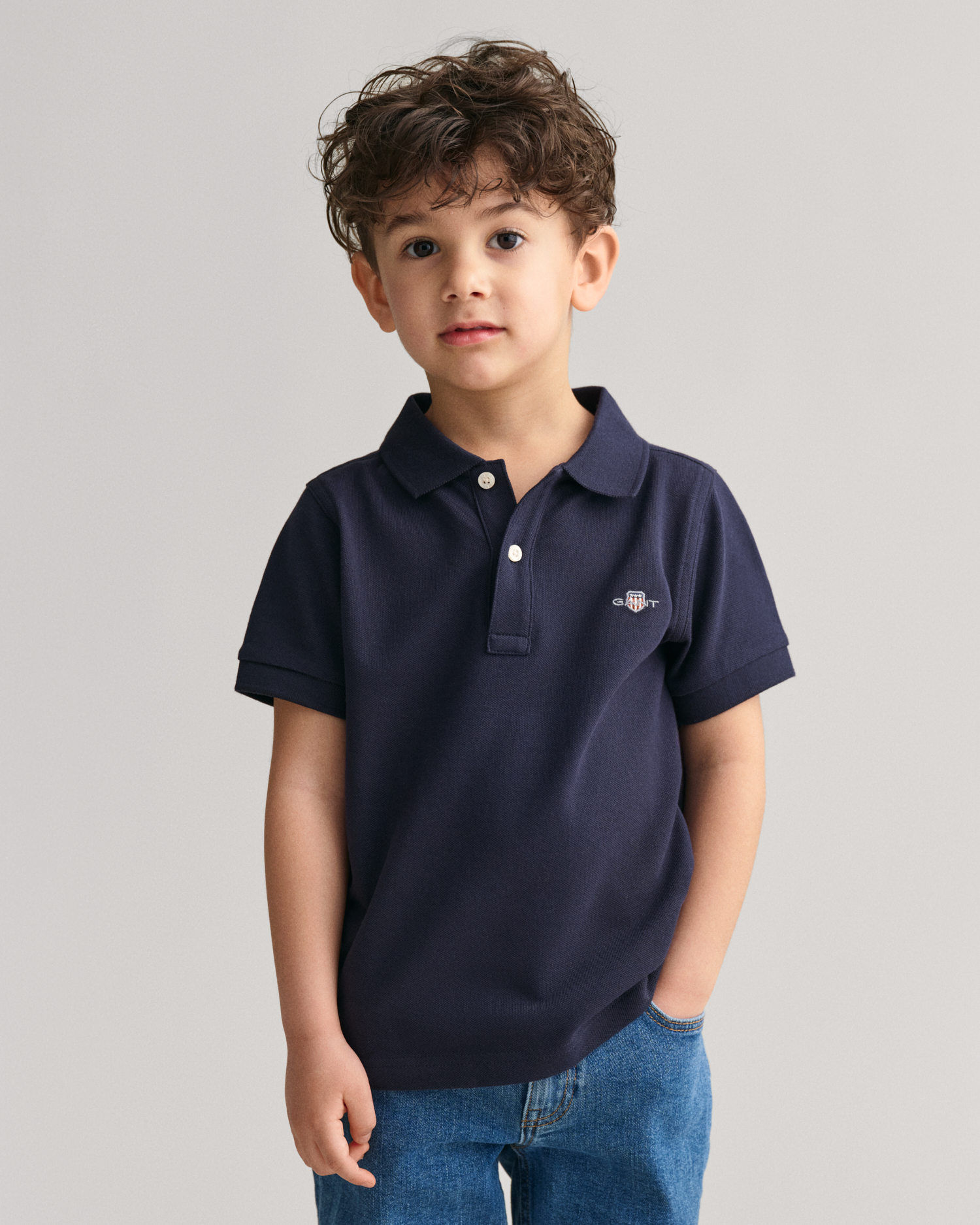 Kids Shield Piqué Polo Shirt - GANT