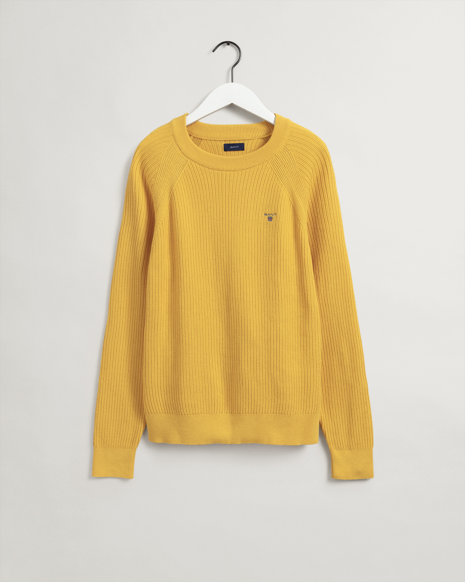 

GANT Teens Teens Casual Cotton Ribbed Crew Neck Sweater (146/152) Yellow