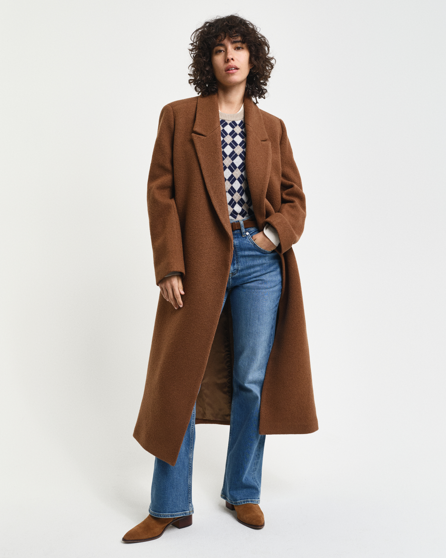 Textured Wrap Coat - GANT