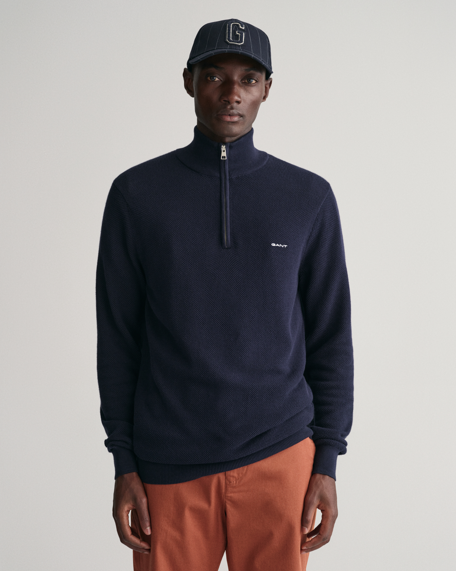 Cotton Piqué Half-Zip Sweater - GANT