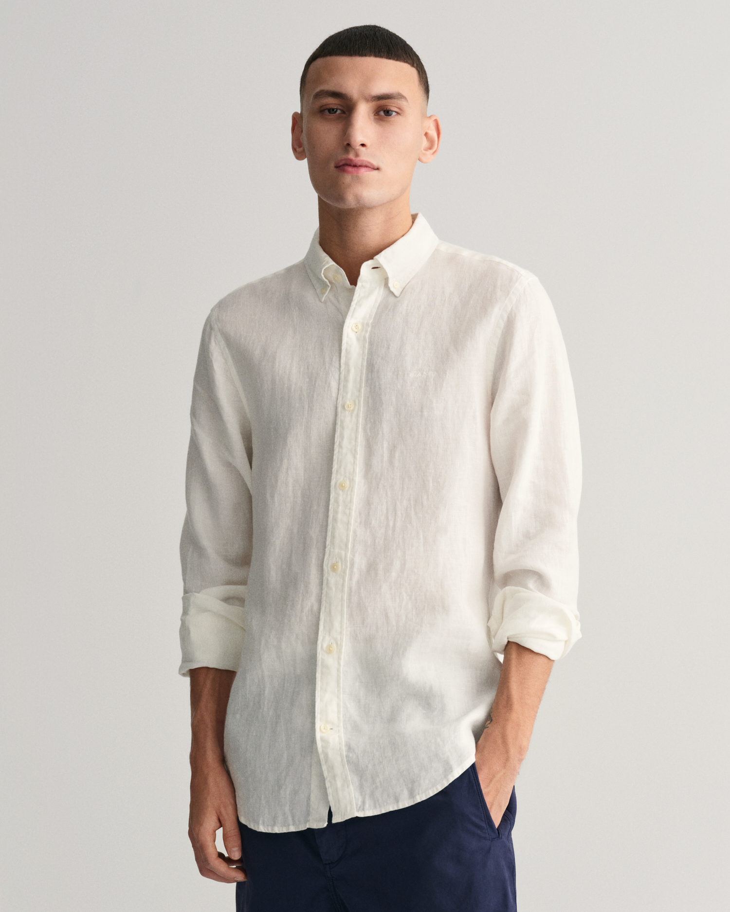 Slim Fit Linen Shirt - GANT