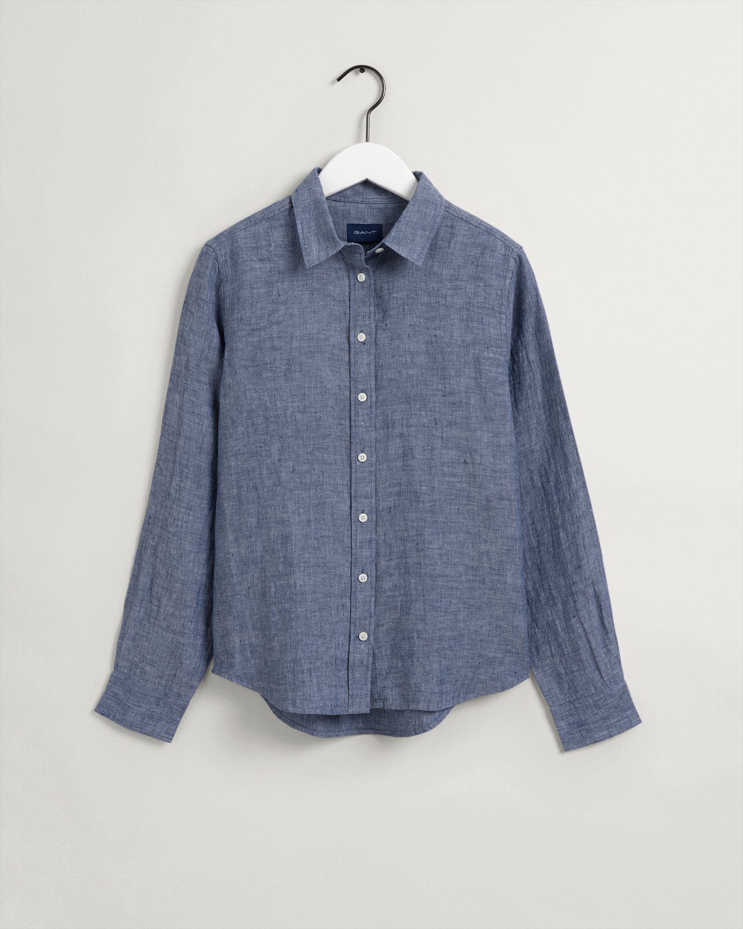 

GANT Women Linen Chambray Shirt (44) Blue