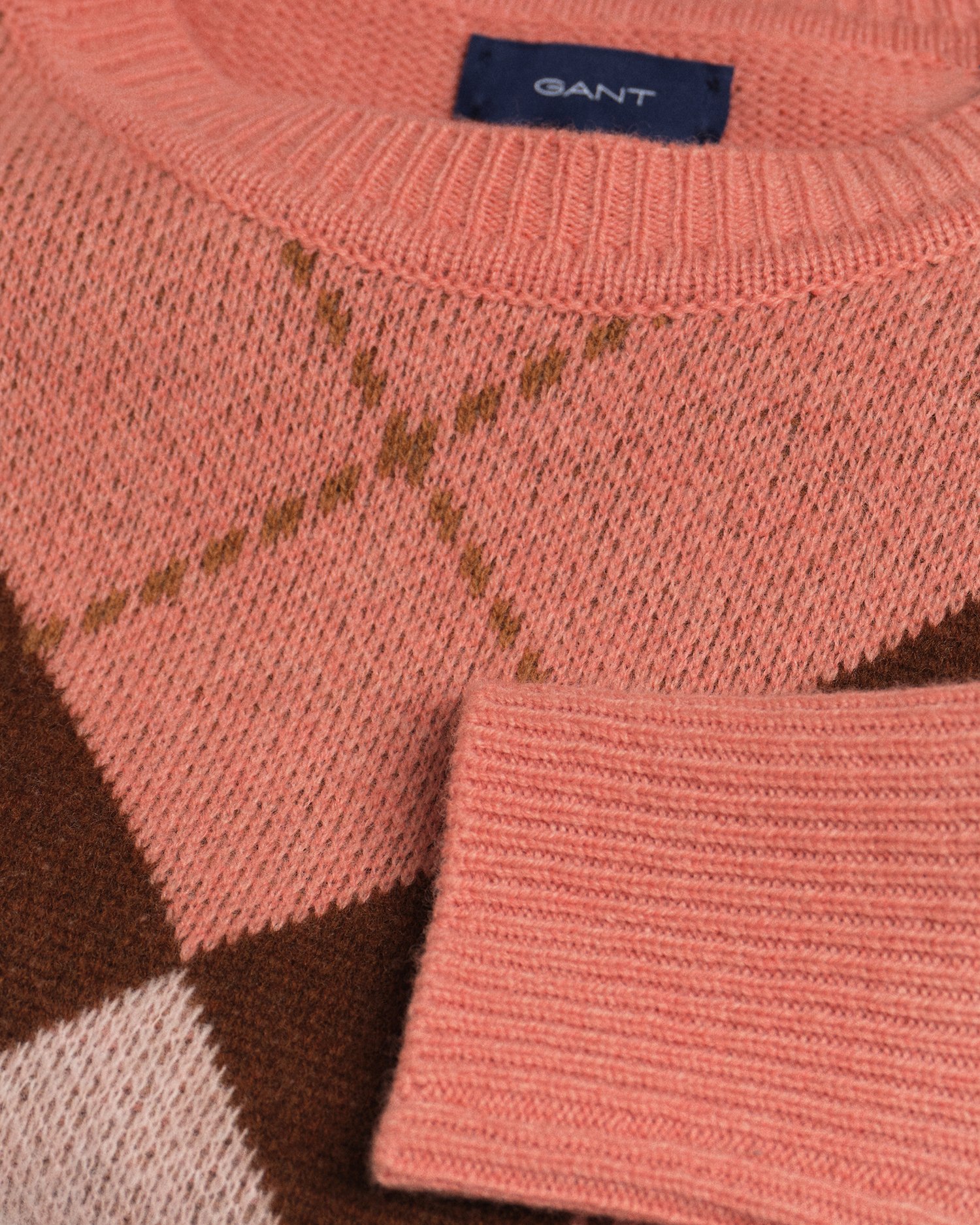 Argyle Crew Neck Sweater - GANT